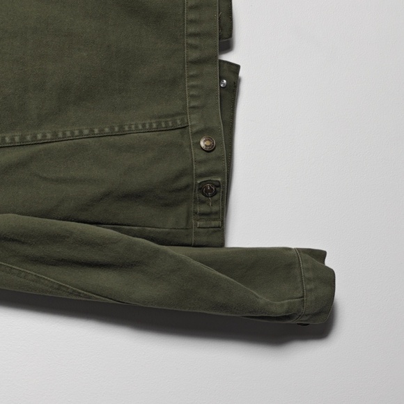 NEWPORT NEWS JEANOLOGY COLLECTION Olive Green Jean Jacket Size 4 - Picture 12 of 16